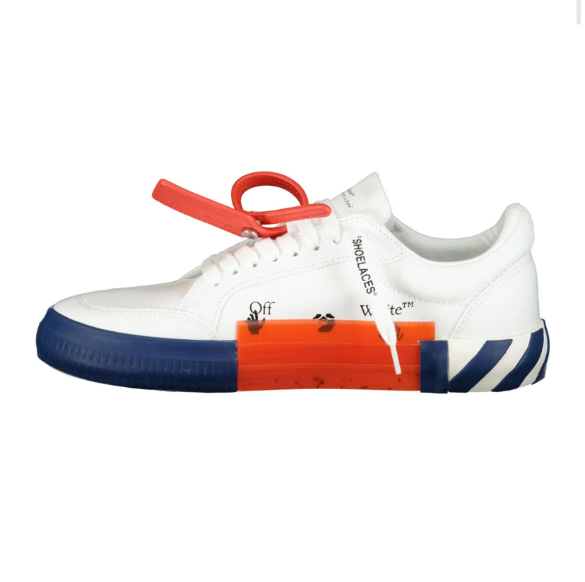 Off White Vulcanized Low Top