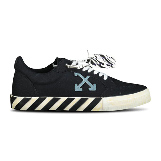 Off White Low Top Black & Blue